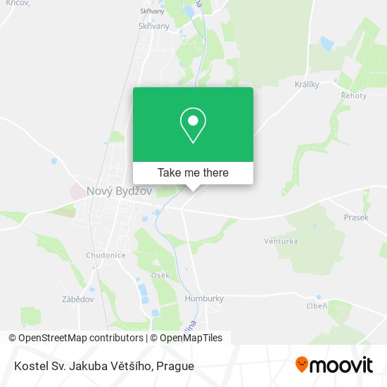 Kostel Sv. Jakuba Většího map