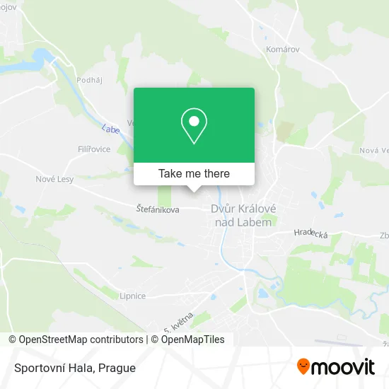Карта Sportovní Hala