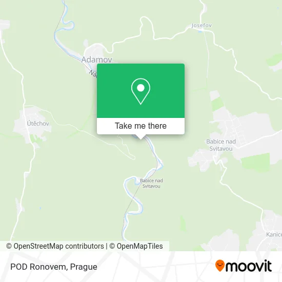 Карта POD Ronovem