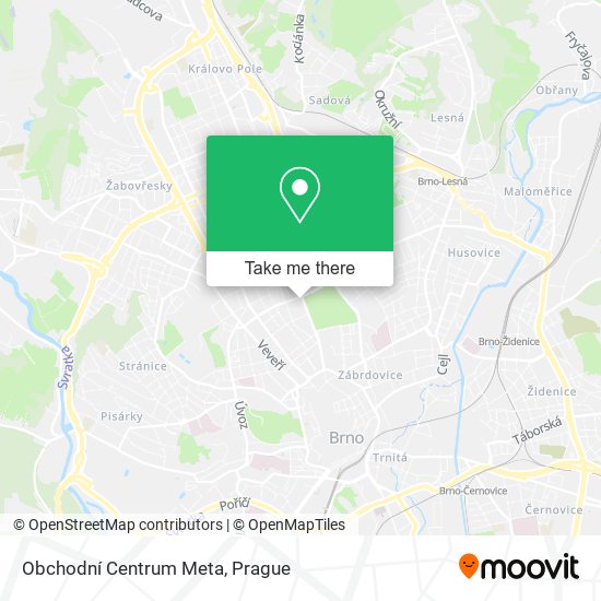 Obchodní Centrum Meta map