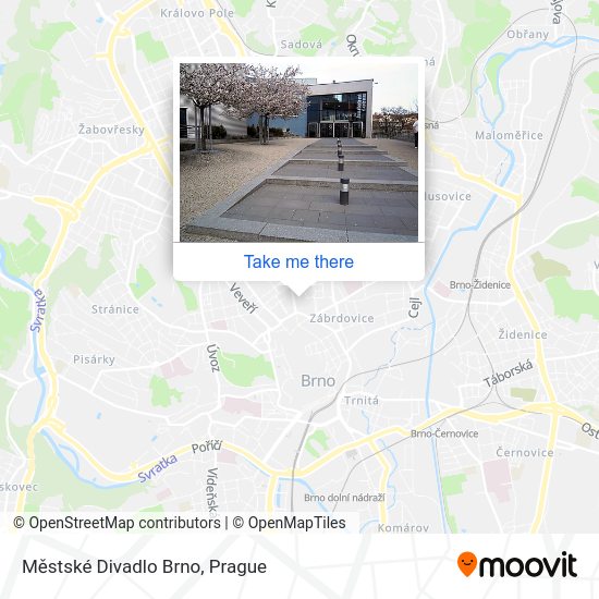 Městské Divadlo Brno map