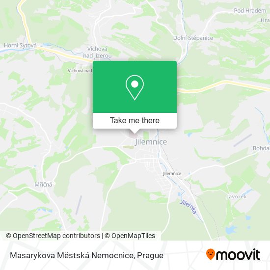 Masarykova Městská Nemocnice map