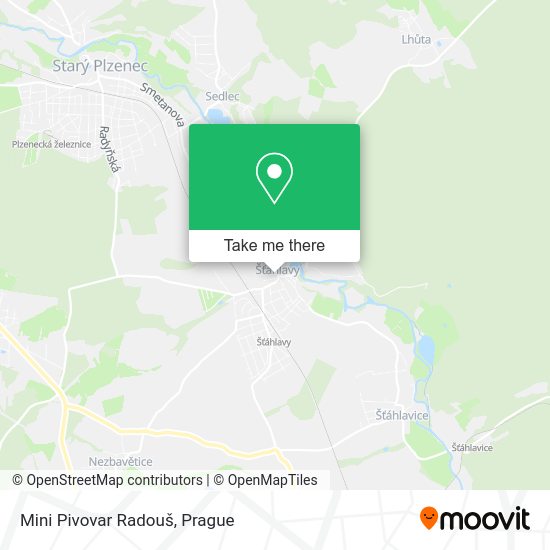Mini Pivovar Radouš map