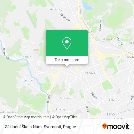 Základní Škola Nám. Svornosti map