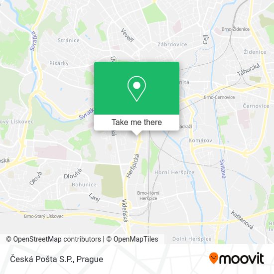 Česká Pošta S.P. map