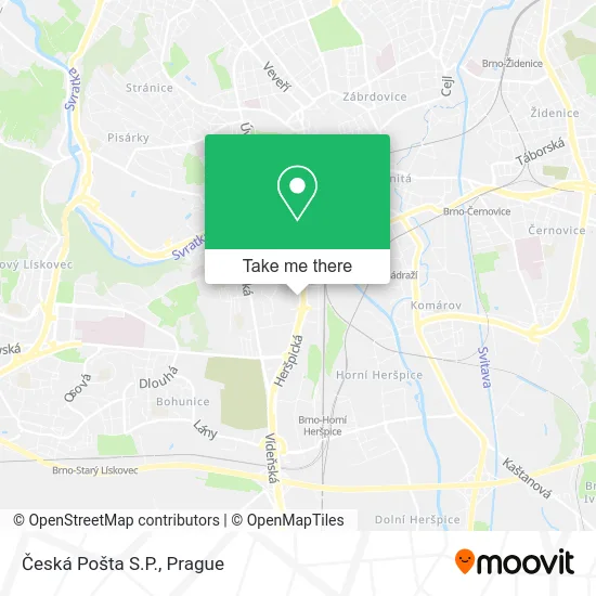 Карта Česká Pošta S.P.