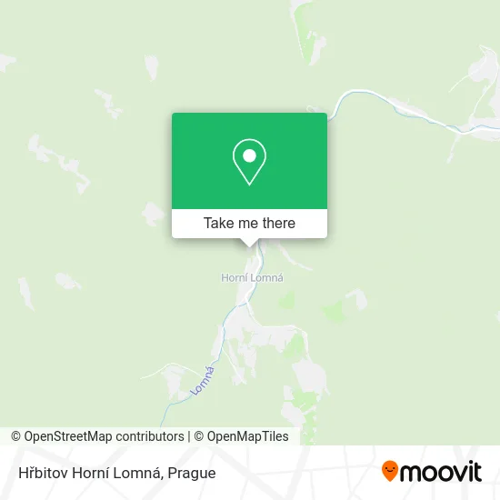 Карта Hřbitov Horní Lomná