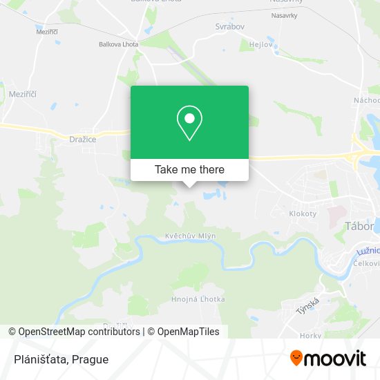 Plánišťata map