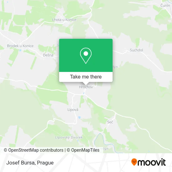 Карта Josef Bursa