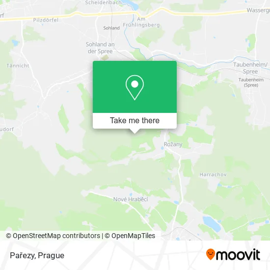 Карта Pařezy