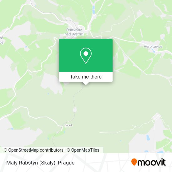 Malý Rabštýn (Skály) map