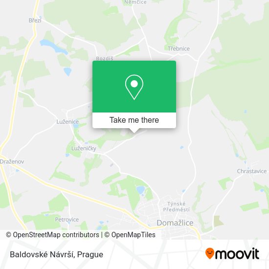 Baldovské Návrší map