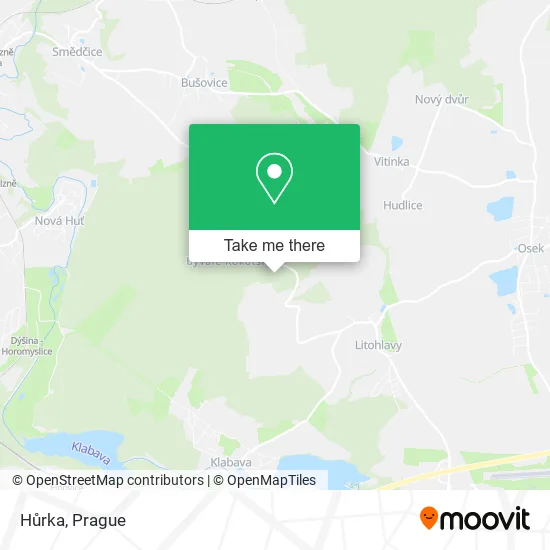 Hůrka map