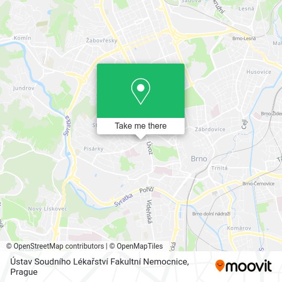 Ústav Soudního Lékařství Fakultní Nemocnice map