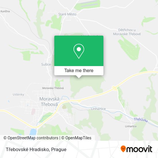 Třebovské Hradisko map