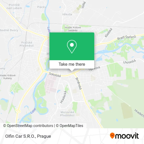 Карта Olfin Car S.R.O.