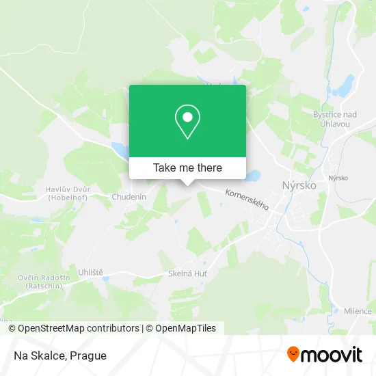 Карта Na Skalce