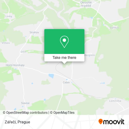 Zářečí map