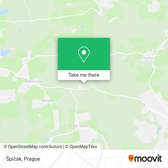 Карта Špičák