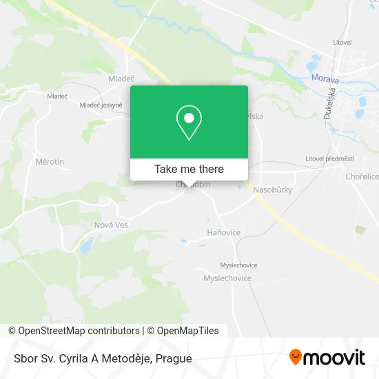 Карта Sbor Sv. Cyrila A Metoděje