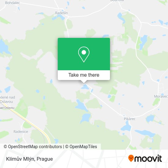 Klímův Mlýn map