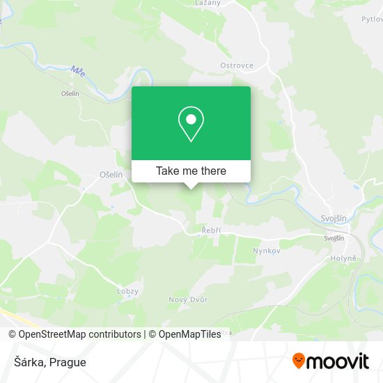 Карта Šárka