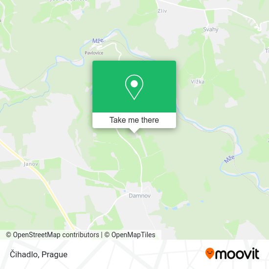 Карта Čihadlo