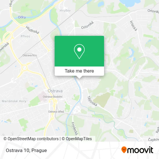 Карта Ostrava 10