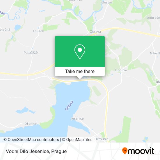Vodní Dílo Jesenice map