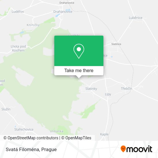 Svatá Filoména map