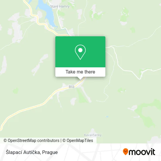 Карта Šlapací Autíčka