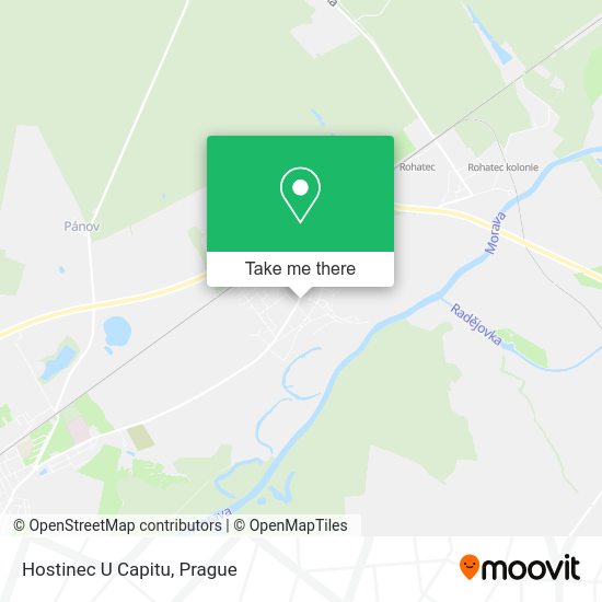 Карта Hostinec U Capitu