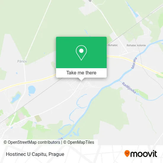 Карта Hostinec U Capitu