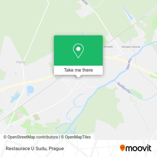 Карта Restaurace U Sudu