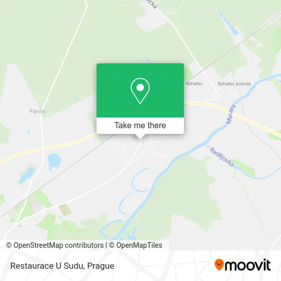 Карта Restaurace U Sudu