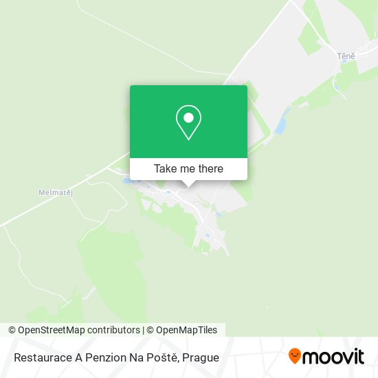 Restaurace A Penzion Na Poště map