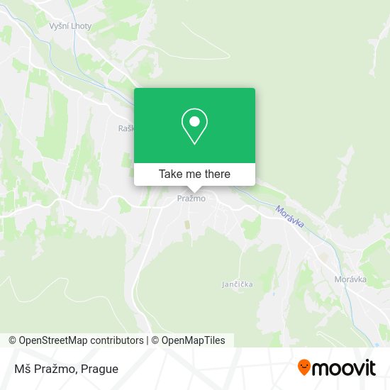 Карта Mš Pražmo