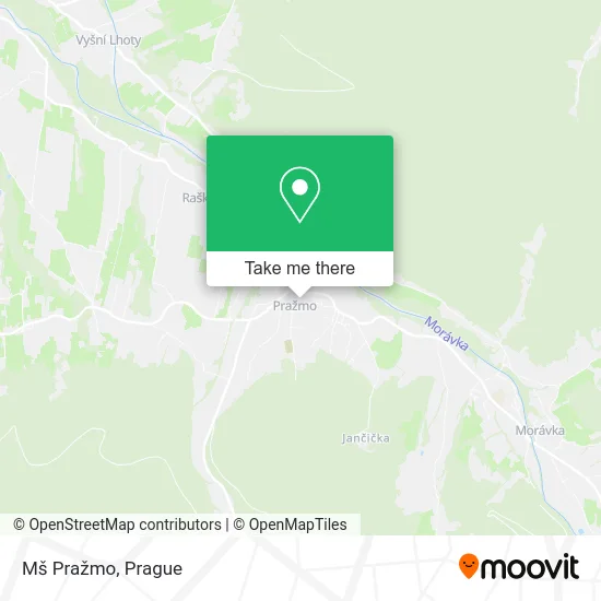 Карта Mš Pražmo