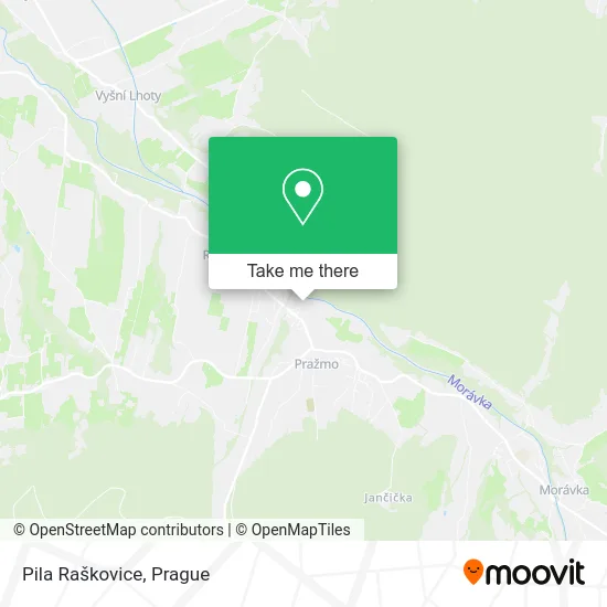 Карта Pila Raškovice