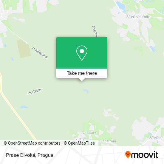 Карта Prase Divoké