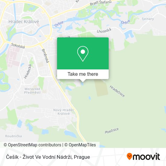 Češík - Život Ve Vodní Nádrži map