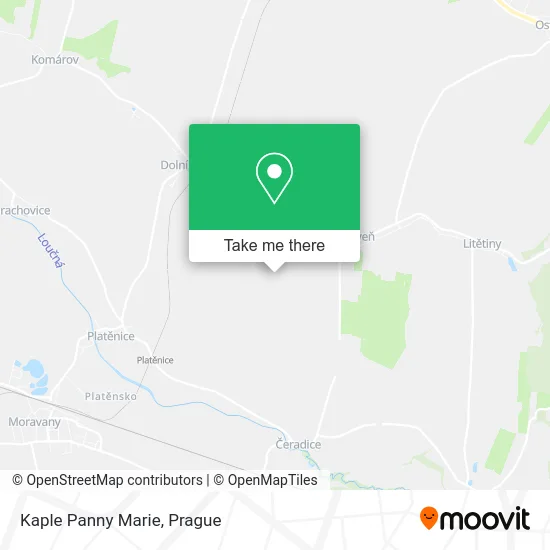 Карта Kaple Panny Marie