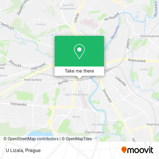 Карта U Lízala