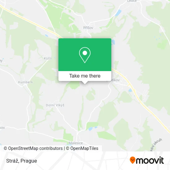 Карта Stráž