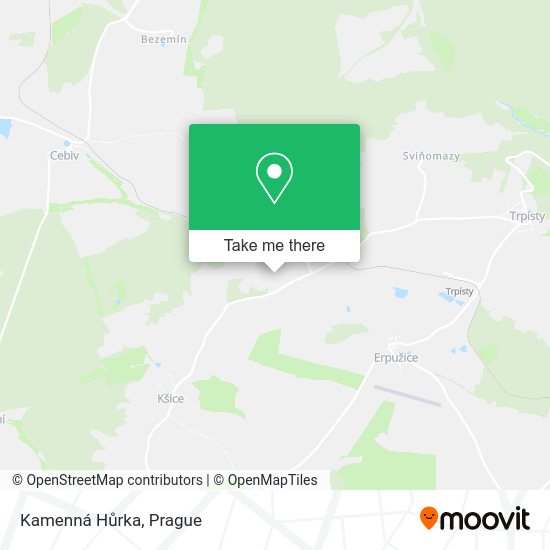 Карта Kamenná Hůrka