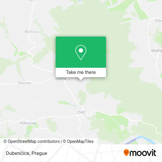 Карта Dubenčice