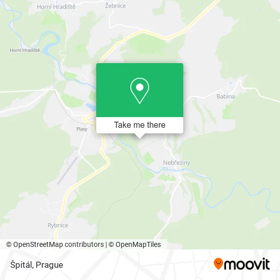 Карта Špitál