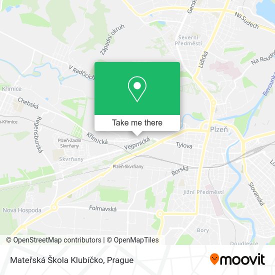 Mateřská Škola Klubíčko map