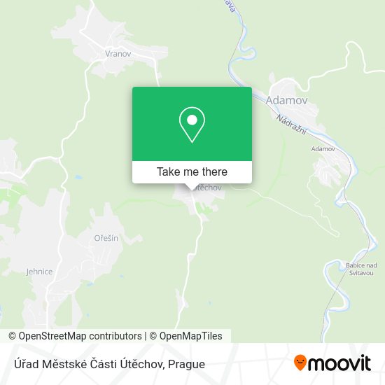 Úřad Městské Části Útěchov map