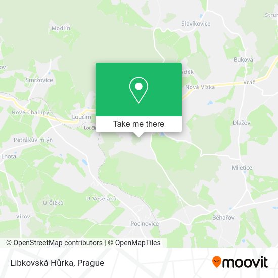 Карта Libkovská Hůrka